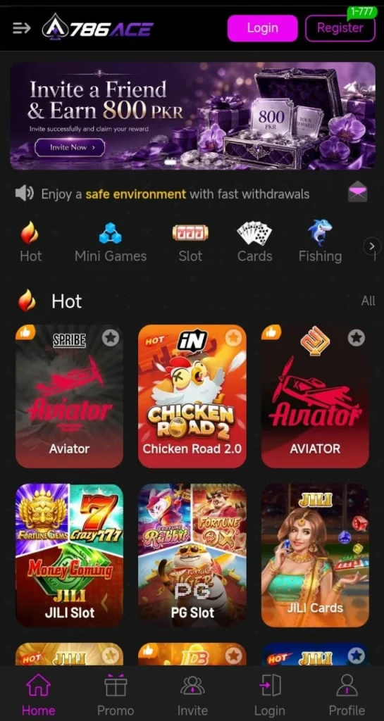 786ace Game Home Page